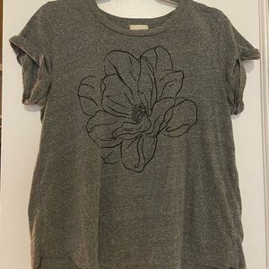 COPY - Anthropologie t.la heather gray tee